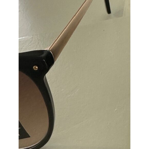 HARPER + ROE Rx’able Sunglasses Shiny Black HR1008 52-20-147 Brown Lenses NWT - Picture 4 of 11